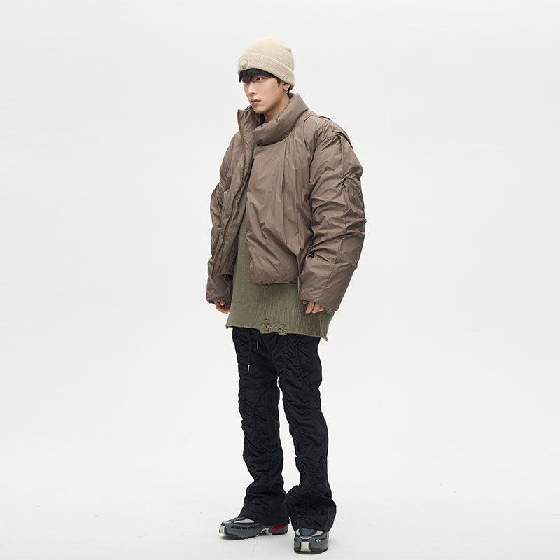 77F7GHT Overlapped Puffer Jacket