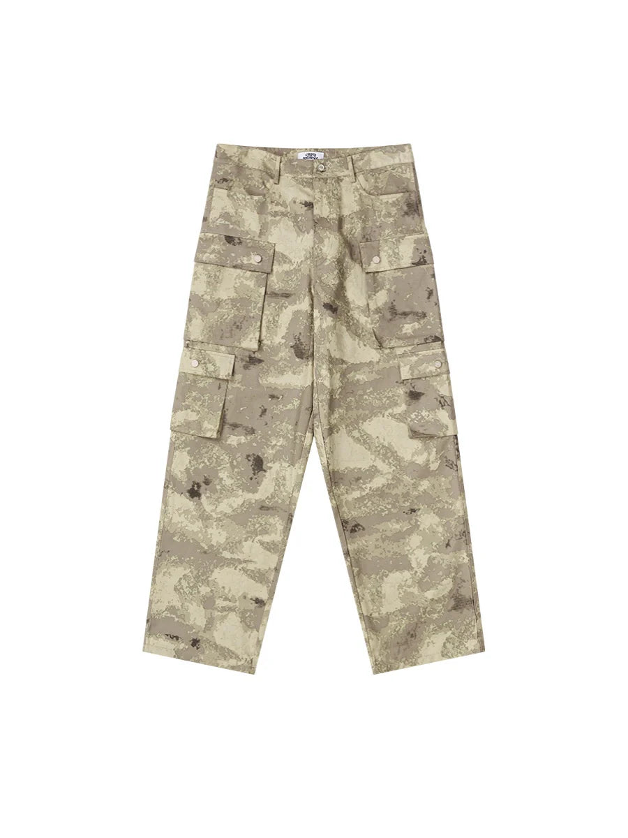 EMPTY REFERENCE Camoflauge Multipocket Cargo Pants