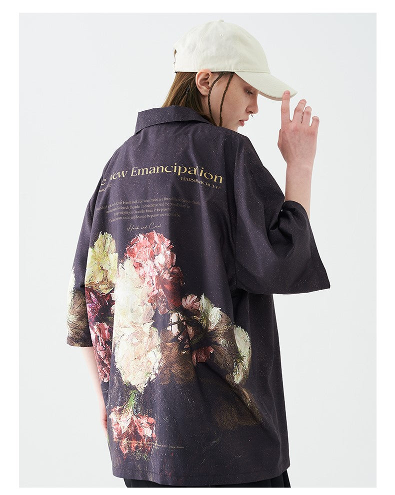 HARSH and CRUEL "Baroque" Button-Up
