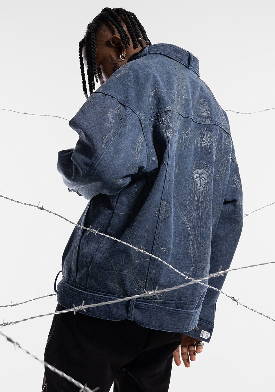 JHYQ Embossed Thorn Heavyweight Jacket