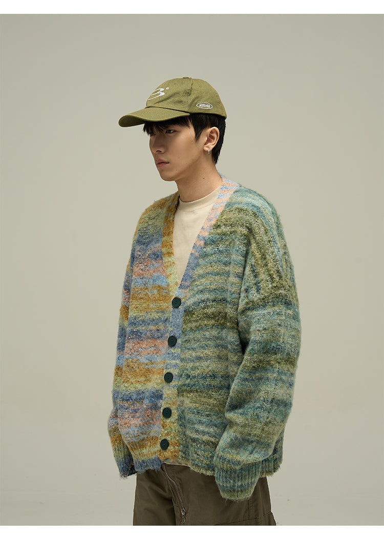 WLNEXT "Dopamine" Contrast Cardigan