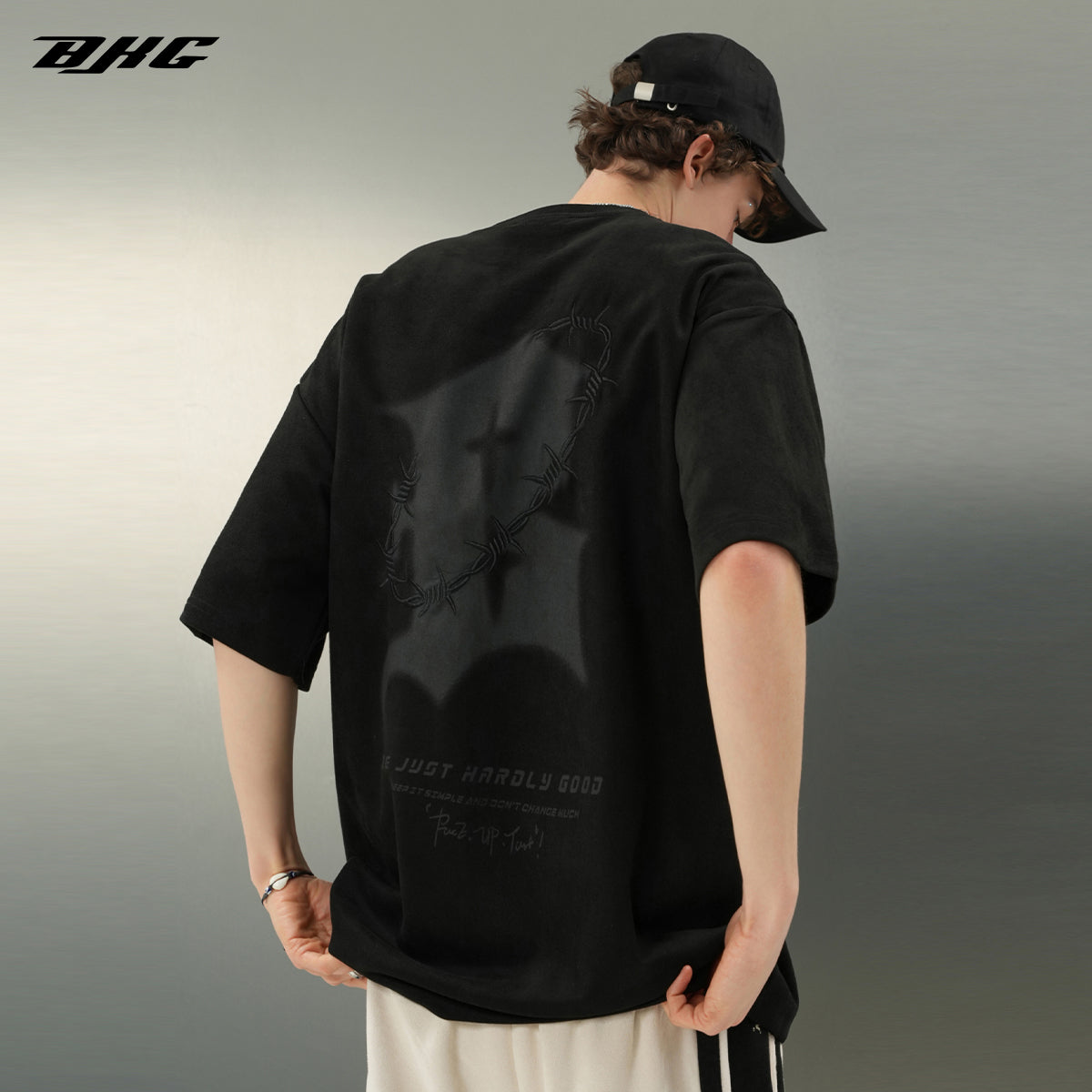 BJHG "Thorns" Suede Tee