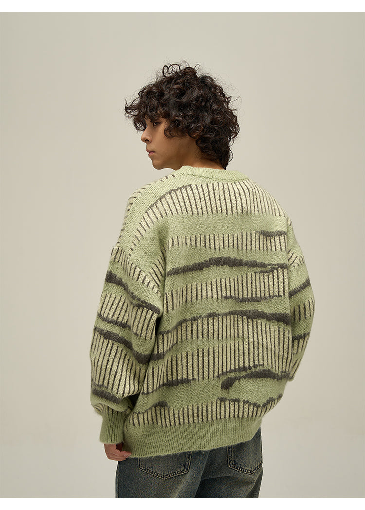 WLNEXT Double Striped Sweater