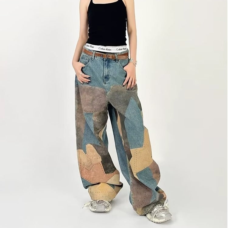 HJK Exclusive "Surrealism" Deconstructed Jeans