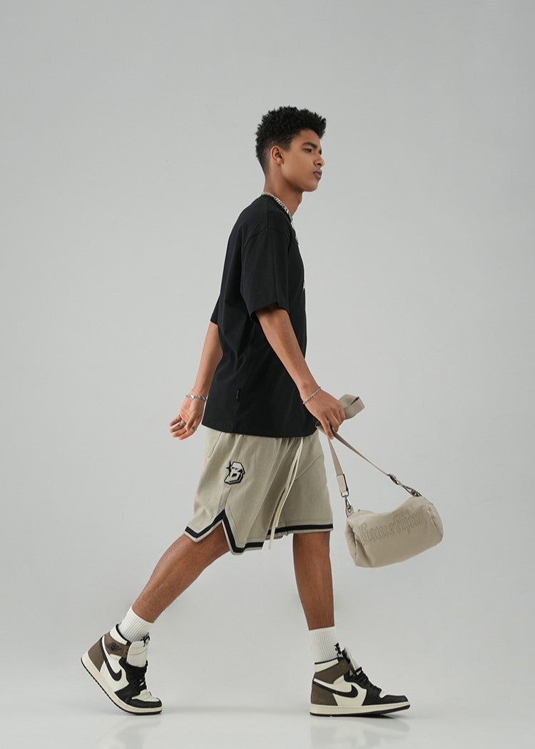 BJHG Contrast-Lined Lounge Shorts