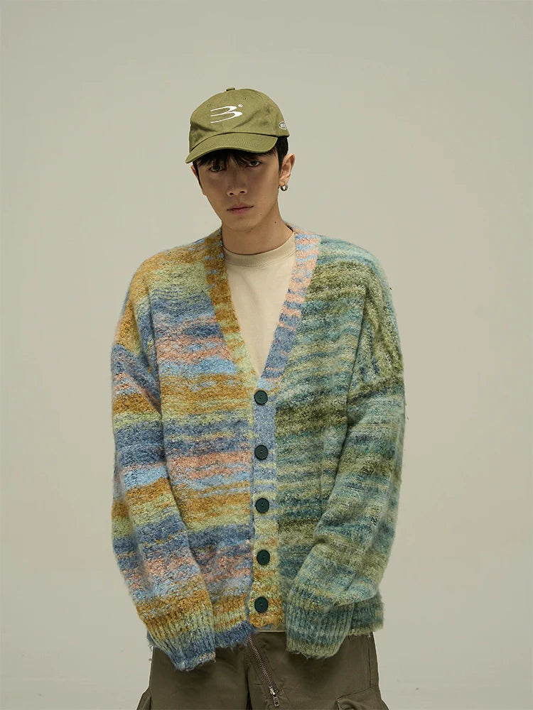 WLNEXT "Dopamine" Contrast Cardigan
