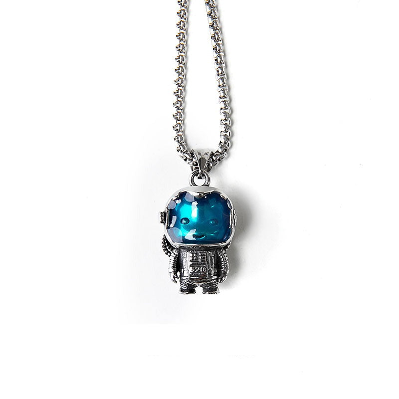 Astrobear Titanium Steel Pendant Necklace