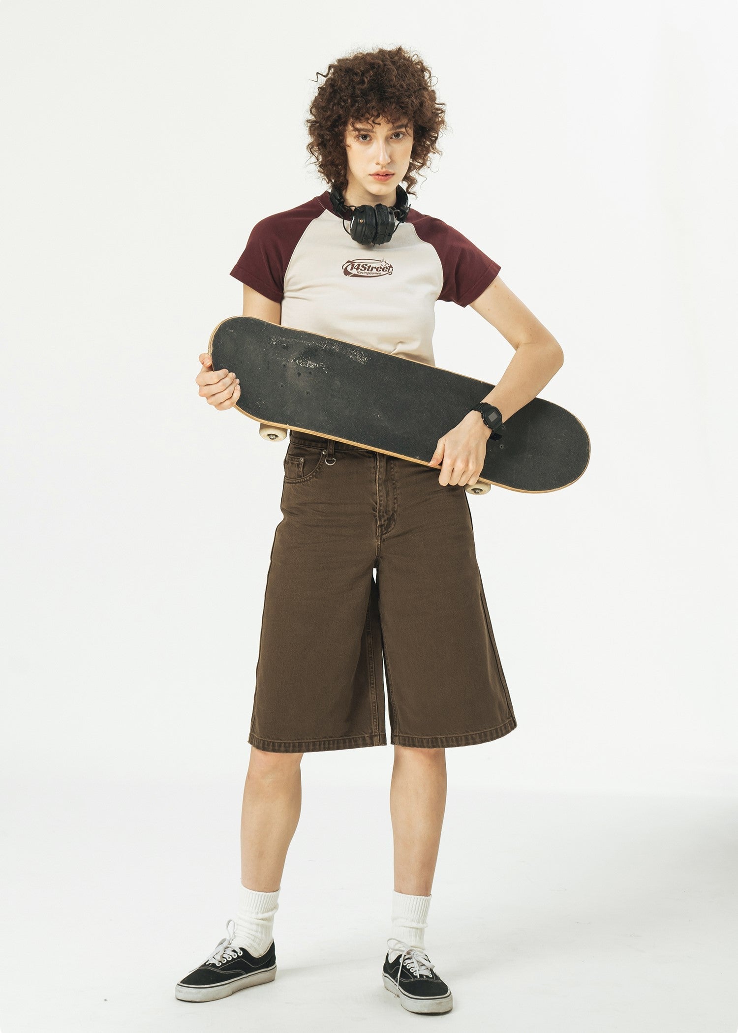 714street Japanese Washed Denim Shorts