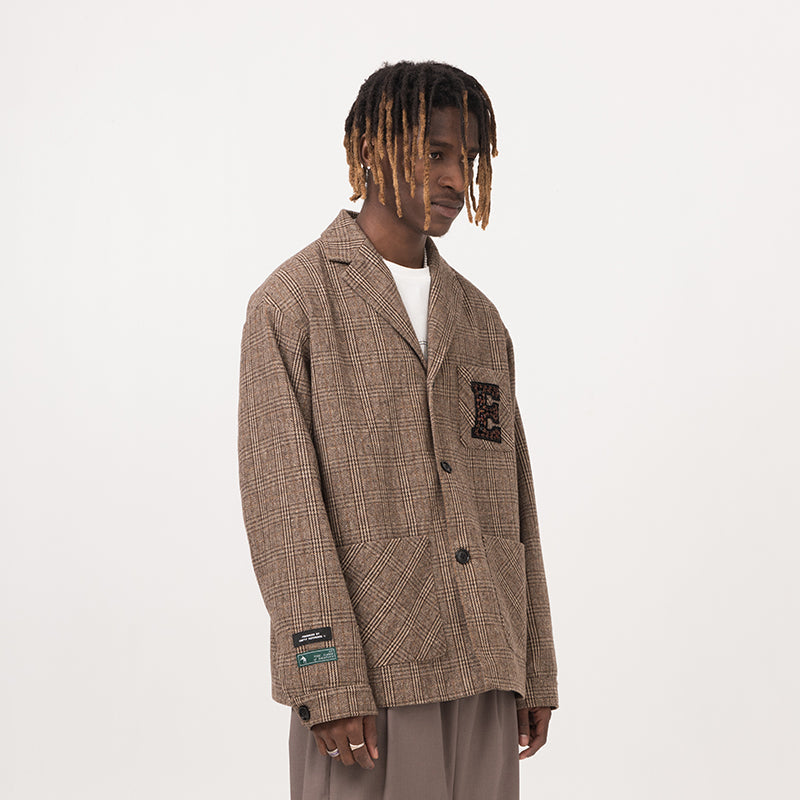 EMPTY REFERENCE Plaid Blazer