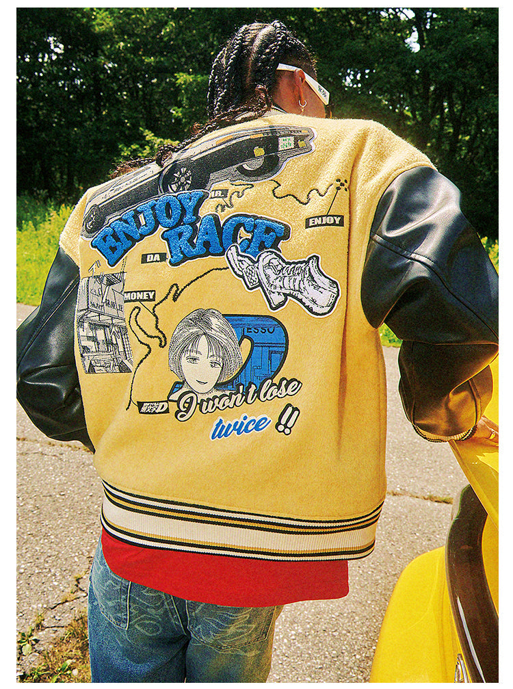 MEDM "Enjoy the Race" Varsity Jacket