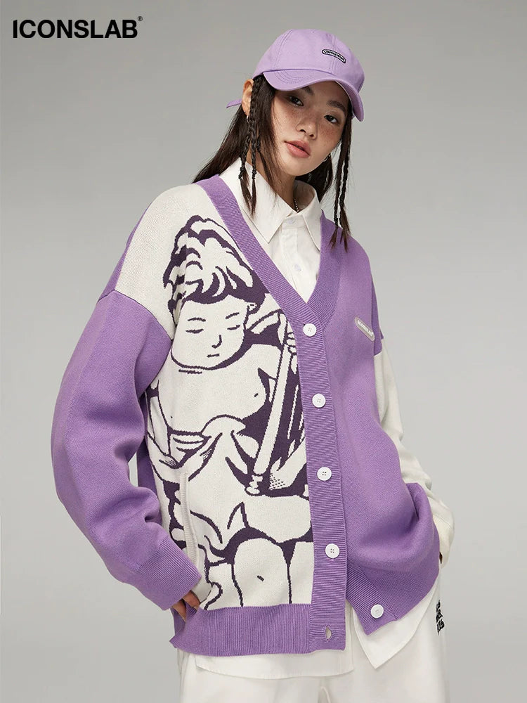 ICONSLAB "Singing Angel" Cardigan