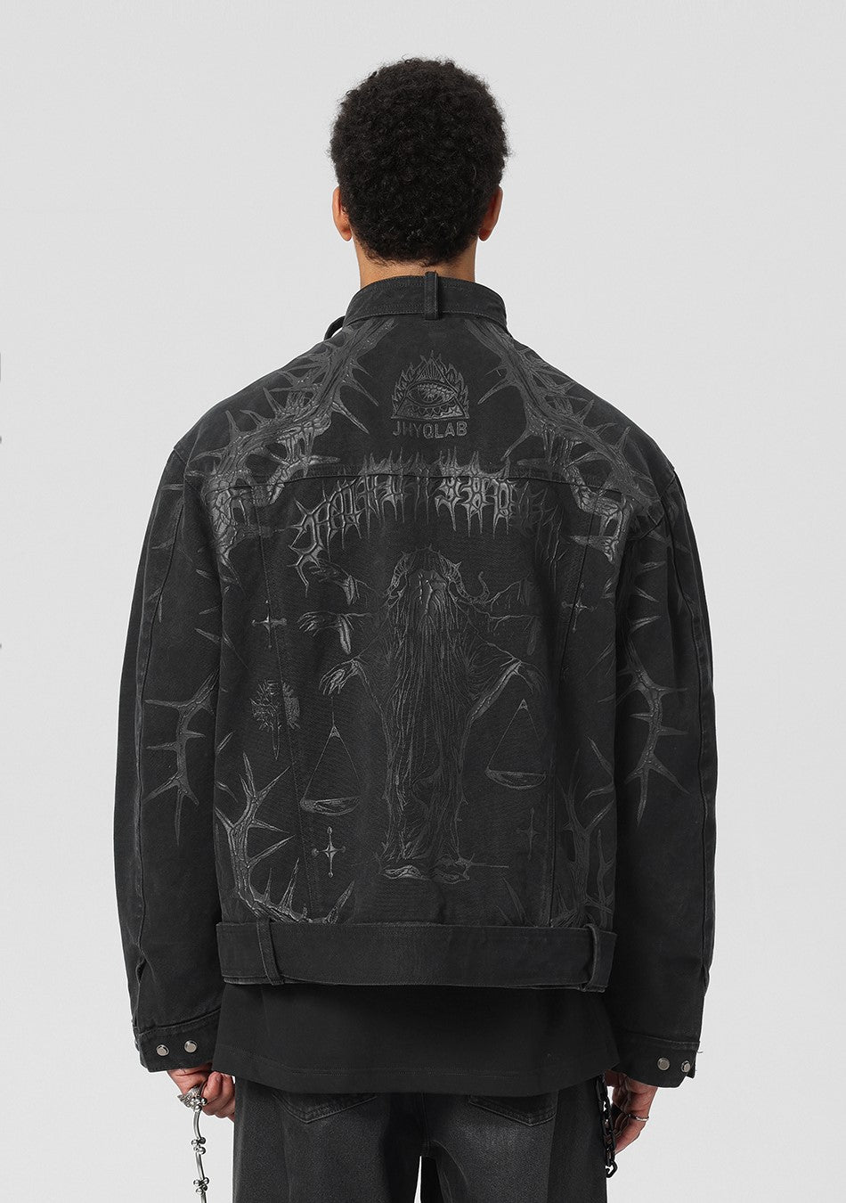 JHYQ Embossed Thorn Heavyweight Jacket