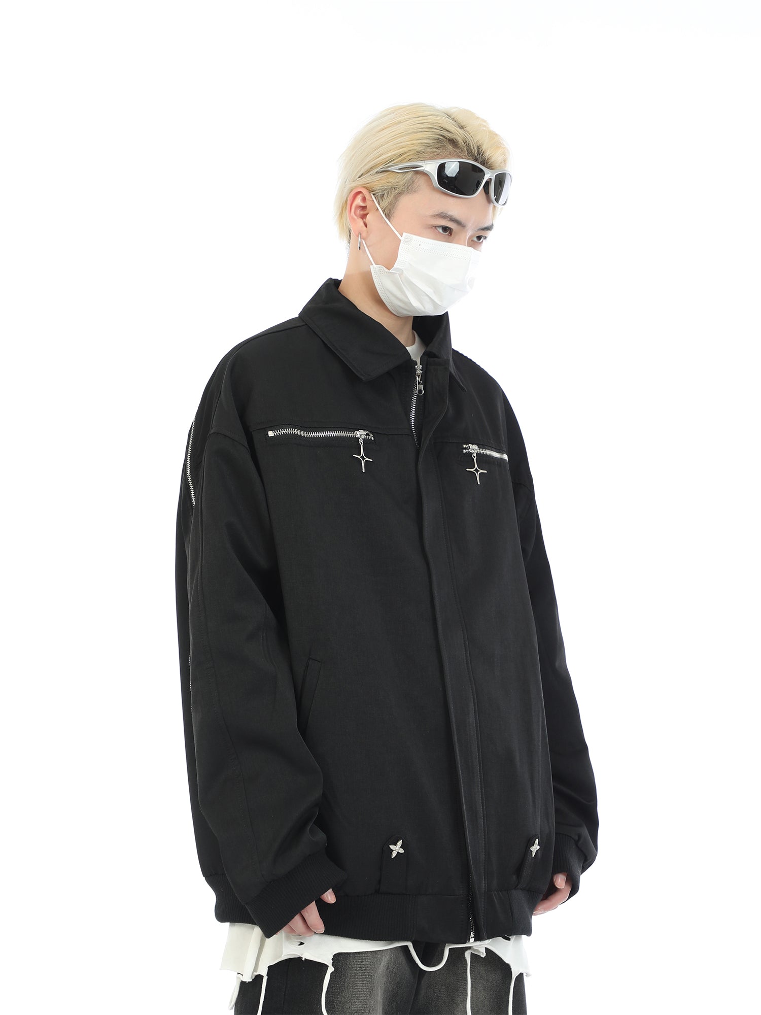 MaxDstr Star Zipped Work Jacket