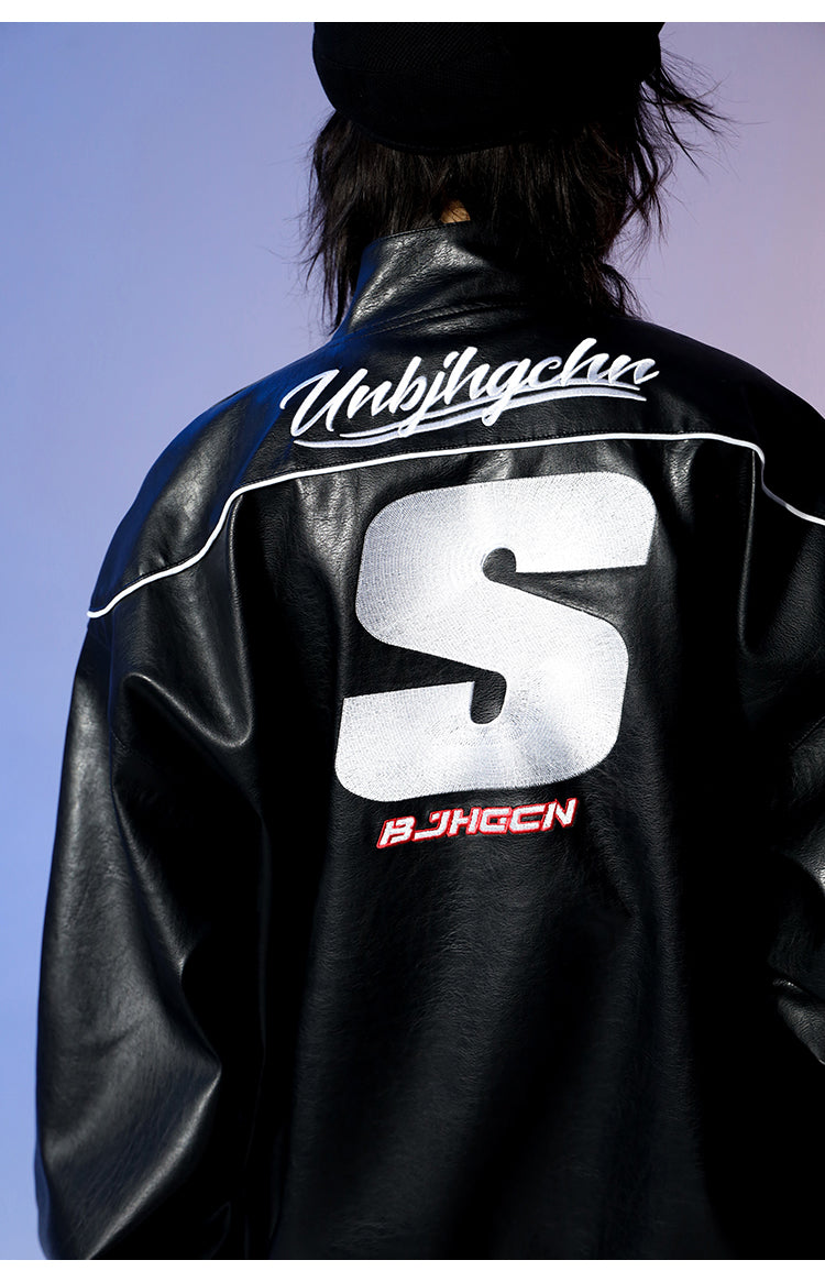 BJHG Patched Biker Jacket