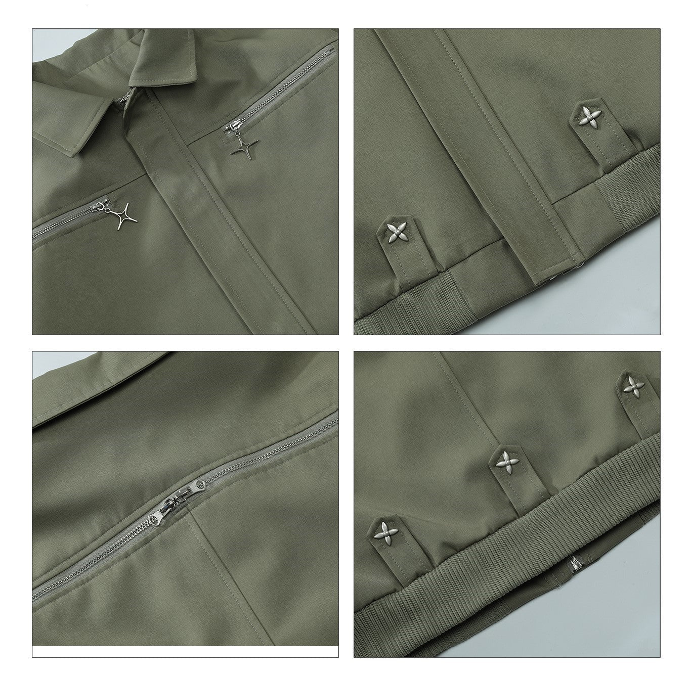 MaxDstr Star Zipped Work Jacket