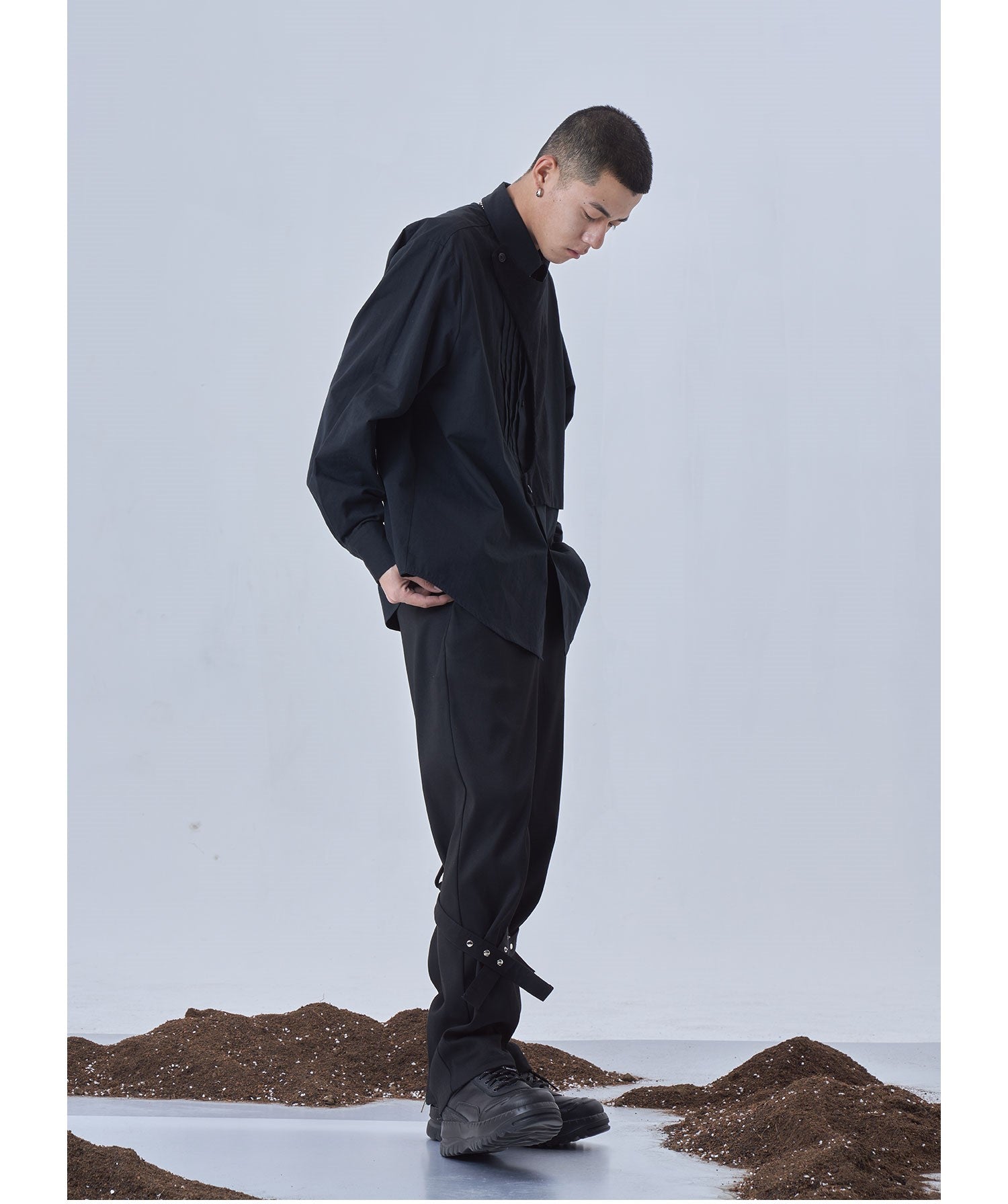 PCLP Deconstructed Long Sleeve Polo