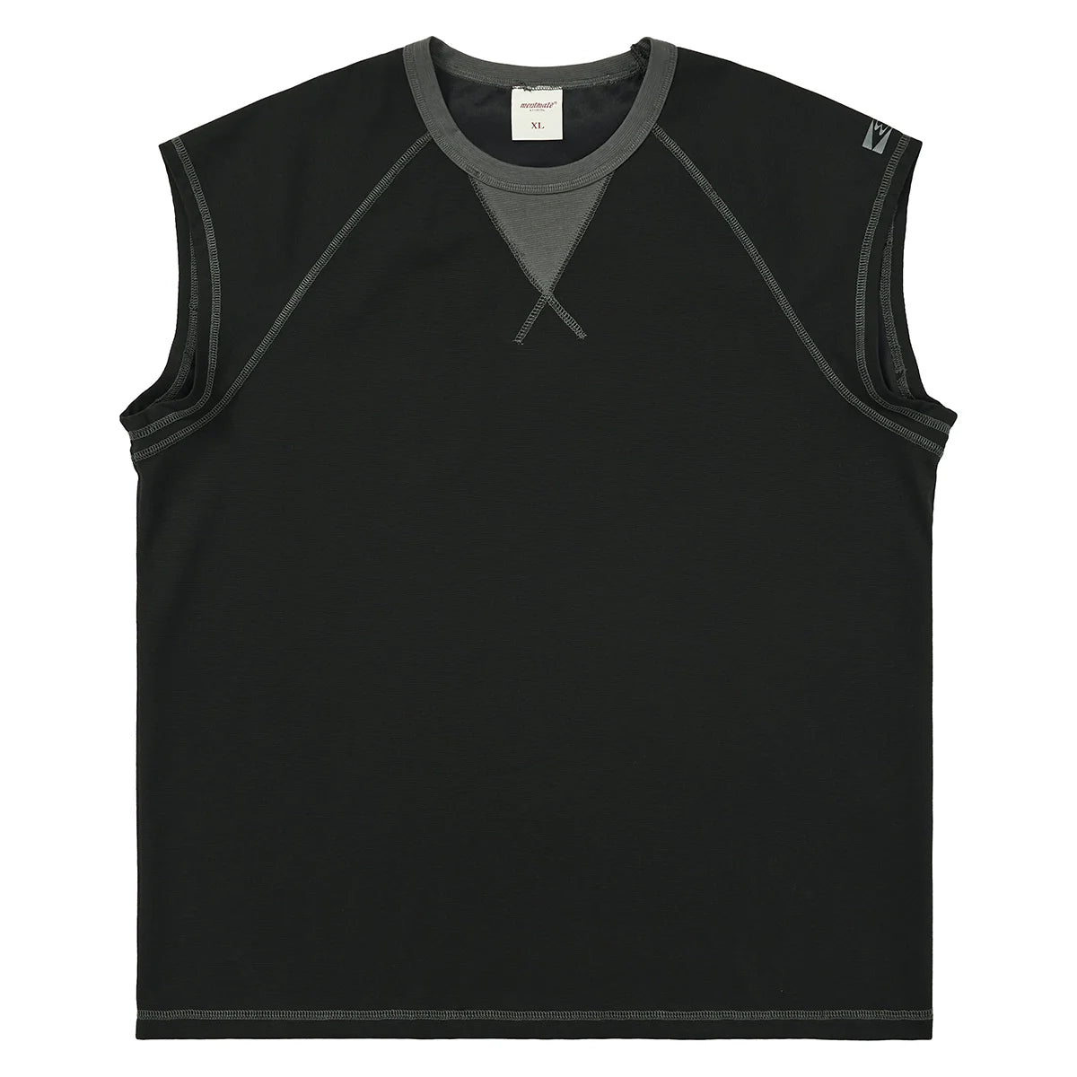 Mentmate Contrast Stitched Sleeveless Tee