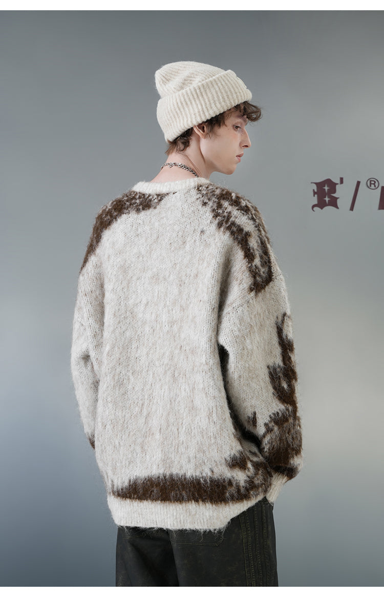 BJHG Textured Jacquard Sweater