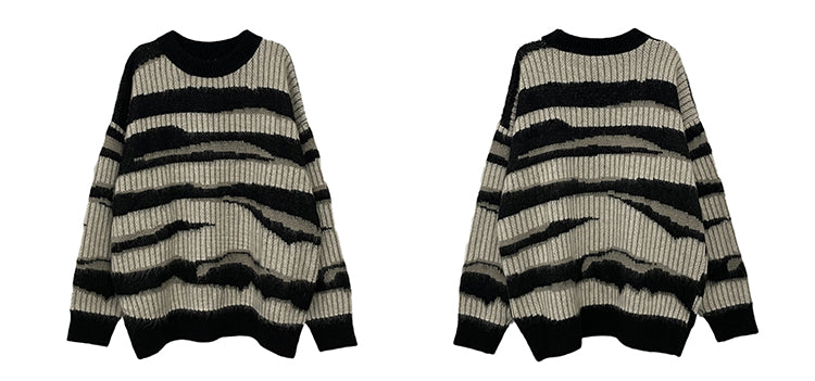 WLNEXT Double Striped Sweater