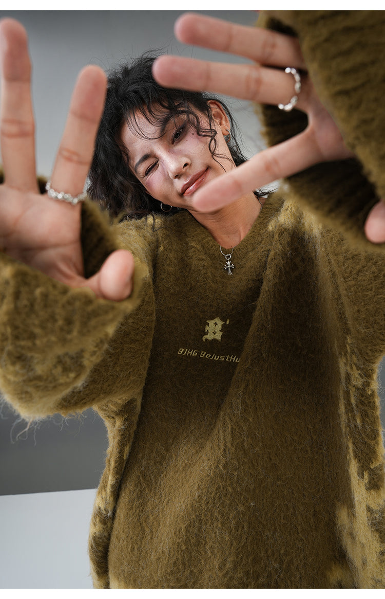 BJHG Textured Jacquard Sweater
