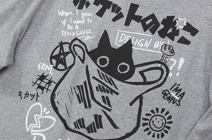 "Kanji Cat" Tee
