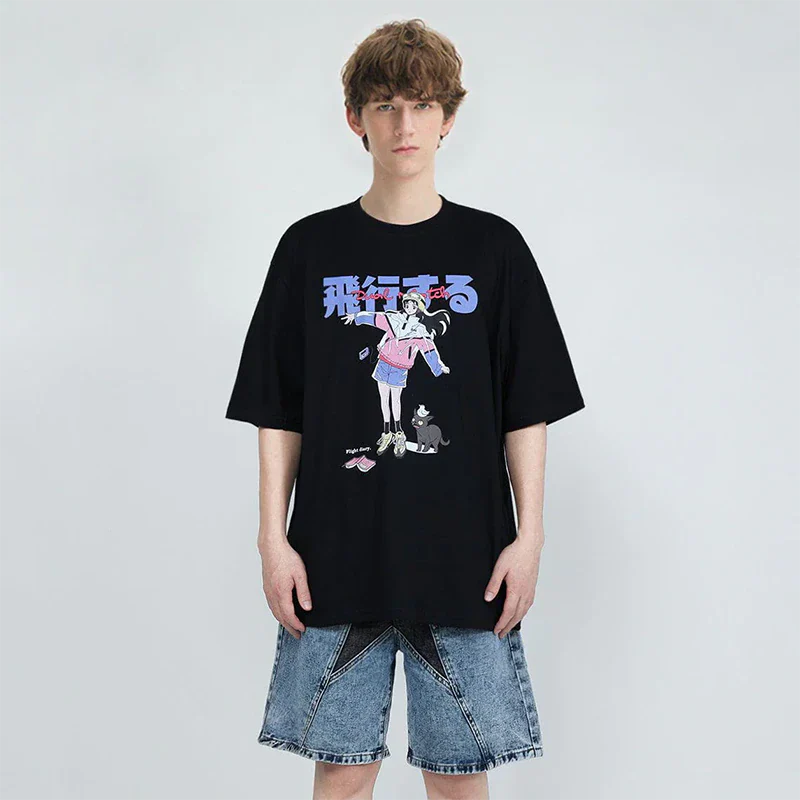 Anime Cat Girl Tee