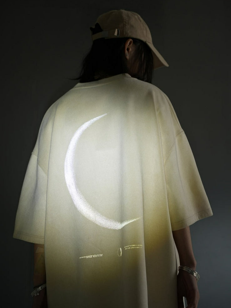BJHG 3M Reflective Crescent Moon Tee