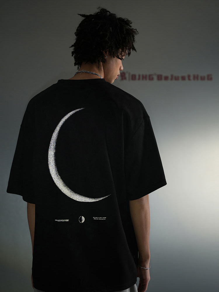 BJHG 3M Reflective Crescent Moon Tee