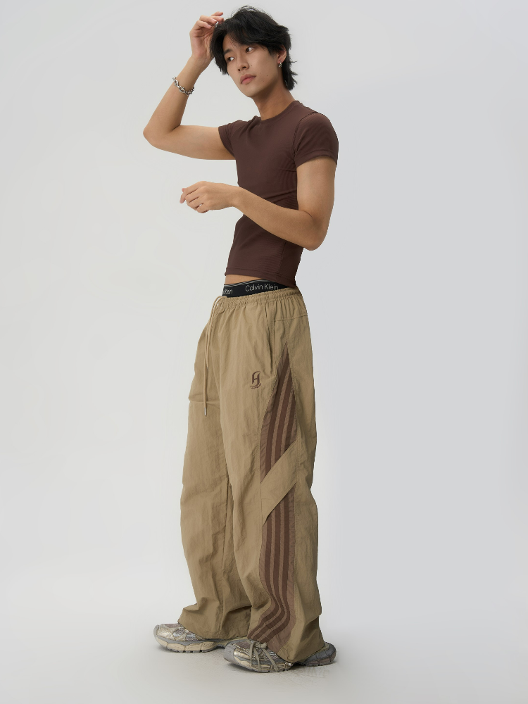 JHYQ Contrast Striped Track Pants
